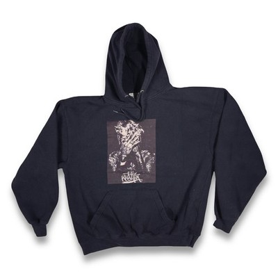 Vintage Pacific & Co. Wiz Khalifa Graphic Hoodie Men's Large Navy Blue Pullover