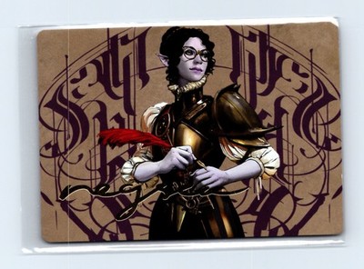 Art Series: LCI #48 Amalia Benavides Aguirre Art Card Gold Stamp Sig
