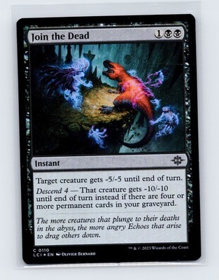 The Lost Caverns of Ixalan #110 Join the Dead - Foil
