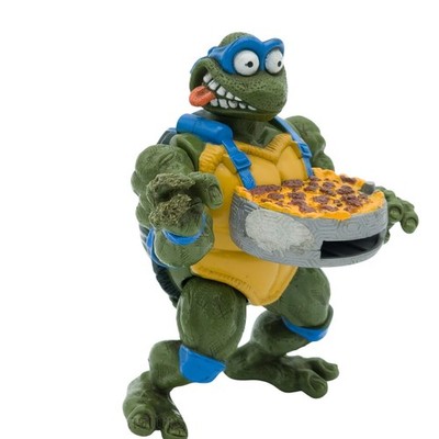 Vintage 1993 TMNT Pizza Tossin Leo Playmates Leonardo Action Figure - Image 2