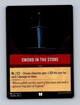 Rise of the Floodborn #136/204 Sword in the Stone Foil