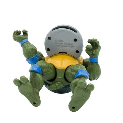 Vintage 1993 TMNT Pizza Tossin Leo Playmates Leonardo Action Figure - Image 5