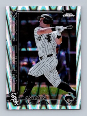 2025 Topps Chrome #235 Andrew Vaughn RayWave Refractors