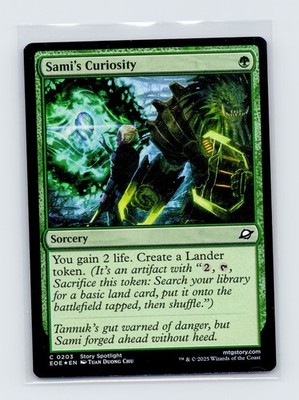 Edge of Eternities #203 Sami's Curiosity - Foil