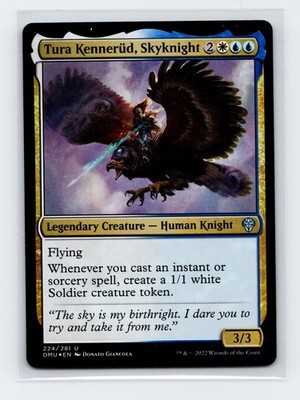 Dominaria United #224 Tura Kennerud, Skyknight Foil