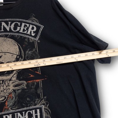 Five Finger Death Punch T-Shirt Men's 2XL Black Skull Graphic Band Tee Bay Islan - Image 5