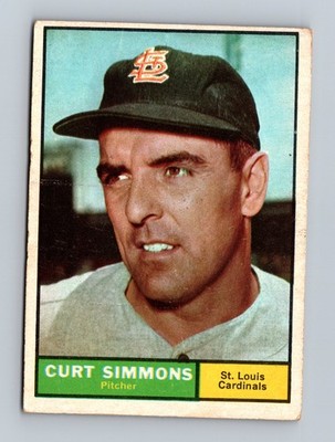 1961 Topps #11 Curt Simmons