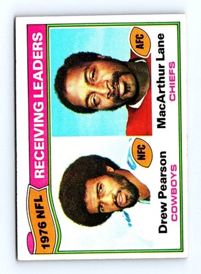 1977 Topps #2 1976 Receiving Leaders (Drew Pearson / Lane) NFL - Set Break