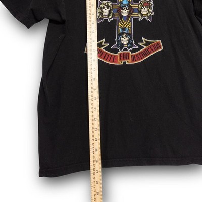 Vintage Guns N Roses T Shirt Mens XL Black Appetite For Destruction Graphic Good - Image 4
