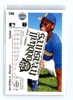 1990 Upper Deck #156b Ken Griffey Jr. - Image 2