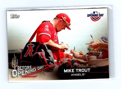 2018 Topps Opening Day #BOD-MT Mike Trout Before Opening Day