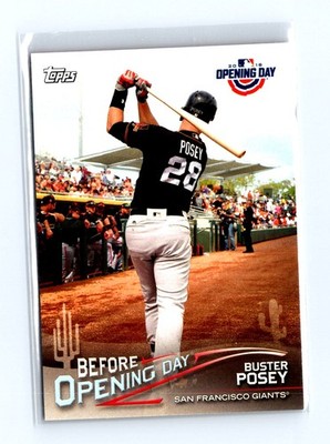 2018 Topps Opening Day #BOD-BP Buster Posey Before Opening Day