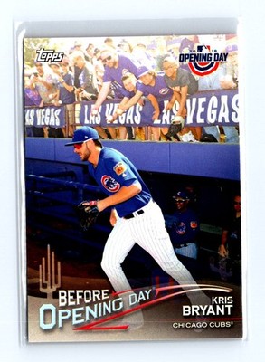 2018 Topps Opening Day #BOD-KB Kris Bryant Before Opening Day