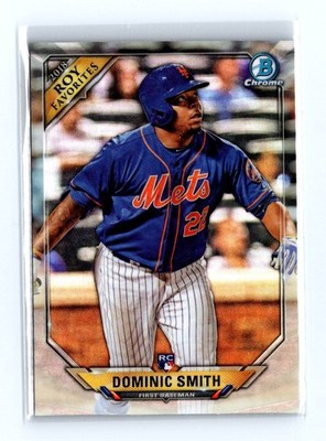 2018 Bowman #ROYF-DS Dominic Smith Chrome Rookie of the Year Favorites