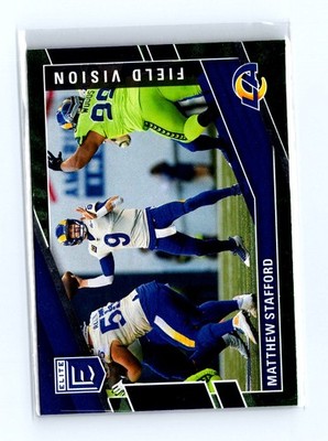 2022 Donruss Elite #FV1 Matthew Stafford Field Vision Green