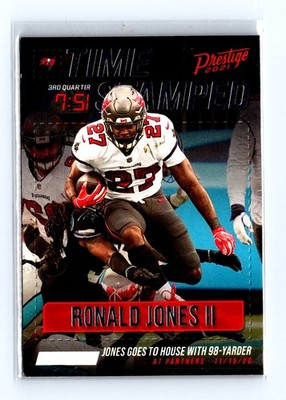 2021 Panini Prestige #TS-RJ Ronald Jones II Time Stamped