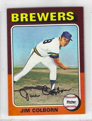 1975 Topps MINI Baseball - SET BREAK - Jim Colborn #305