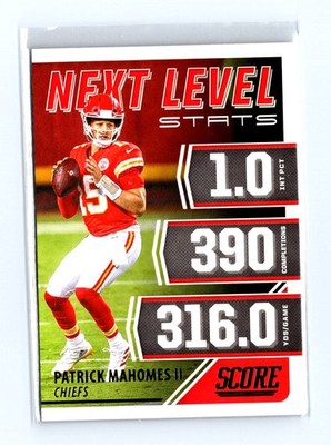 2021 Score #NL2 Patrick Mahomes II Next Level Stats
