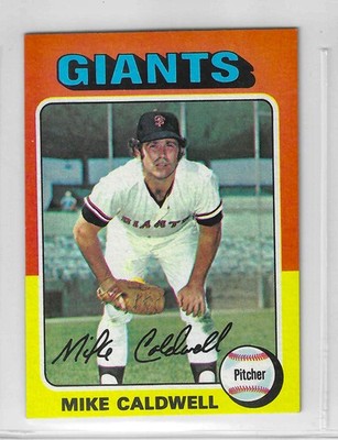 1975 Topps MINI Baseball - SET BREAK - Mike Caldwell #347