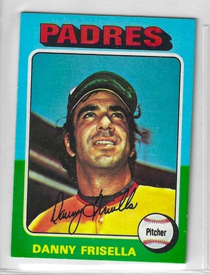 1975 Topps MINI Baseball - SET BREAK - Danny Frisella #343