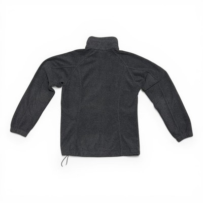 Columbia Fleece Jacket Womens Size S Charcoal Gray Full Zip Excellent - Image 2