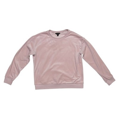 Velour Banana Republic Women's Medium Pink Crewneck Sweatshirt Excellent