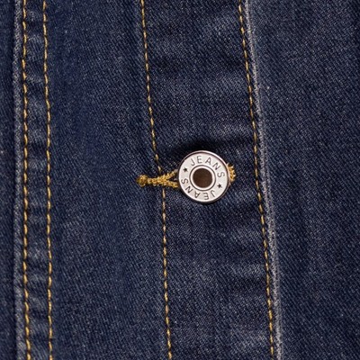 Vintage Unbranded Denim Jacket Women's S Dark Blue Trucker Button Front EXCELLEN - Image 3