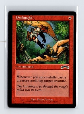Vintage MTG 1998 Exodus #92 Onslaught - Black Border