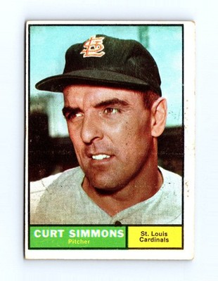 1961 Topps #11 Curt Simmons