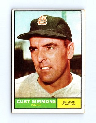 1961 Topps #11 Curt Simmons