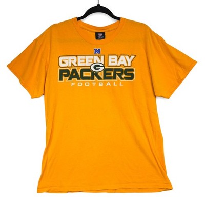 Vintage NFL Team Apparel Green Bay Packers Football T Shirt Men's Large Excellen