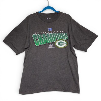 Vintage NFL Team Apparel Green Bay Packers NFC North Champions T-Shirt Men's XL