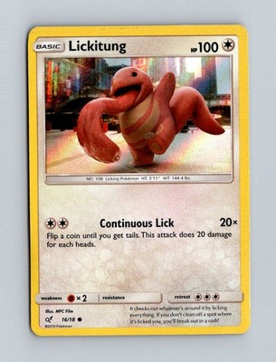 Detective Pikachu #16/18 Lickitung Holo