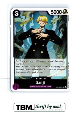 2025 One Piece Legacy of the Master #OP12-070 Sanji (070)