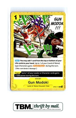 2023 One Piece Kingdoms of Intrigue #OP04-115 Gun Modoki
