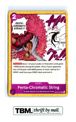 2026 One Piece The Azure Sea's Seven #OP14-077 Penta-Chromatic String