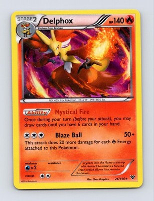 Blister Exclusives #026/146 Delphox Holo Pokemon