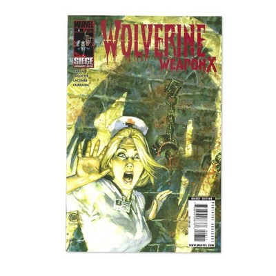 Wolverine Weapon X 8 Comic Book January 2010 Marvel Siege Series