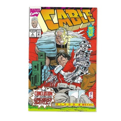 Cable Marvel Comics Issue 2 Part 2 of 2 Blood and Metal 1992