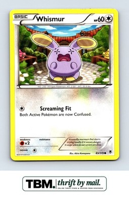 2014 Pokemon XY - Phantom Forces #83/119 Whismur