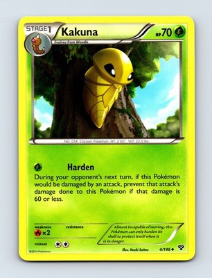 2014 Pokemon XY Base Set #4/146 Kakuna