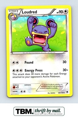 2014 Pokemon XY - Phantom Forces #84/119 Loudred