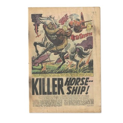 All-American Men of War #105 Johnny Cloud Killer Horse Ship 1964 Vintage