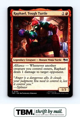 2026 Magic the Gathering Teenage Mutant Ninja Turtles #104 Raphael, Tough Turtle