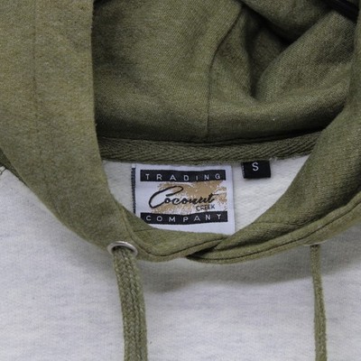 Coconut Creek Dollywood Hoodie Mens S Gray Green Good - Image 3