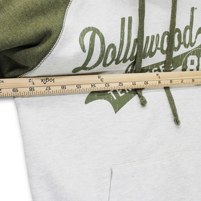 Coconut Creek Dollywood Hoodie Mens S Gray Green Good - Image 6