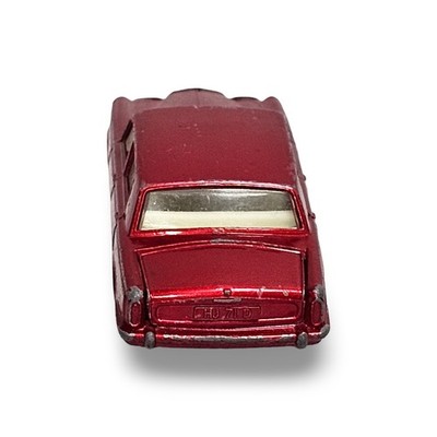 Matchbox Lesney Rolls Royce Silver Shadow No. 24 Metallic Red Good - Image 3