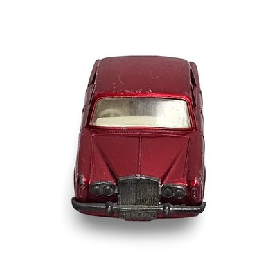 Matchbox Lesney Rolls Royce Silver Shadow No. 24 Metallic Red Good - Image 5
