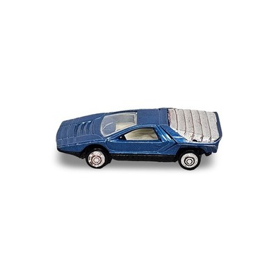 Playart Carabo Bertone Diecast Car Boys 1:64 Metallic Blue Hong Kong - Image 2