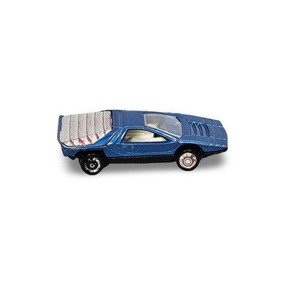 Playart Carabo Bertone Diecast Car Boys 1:64 Metallic Blue Hong Kong - Image 4